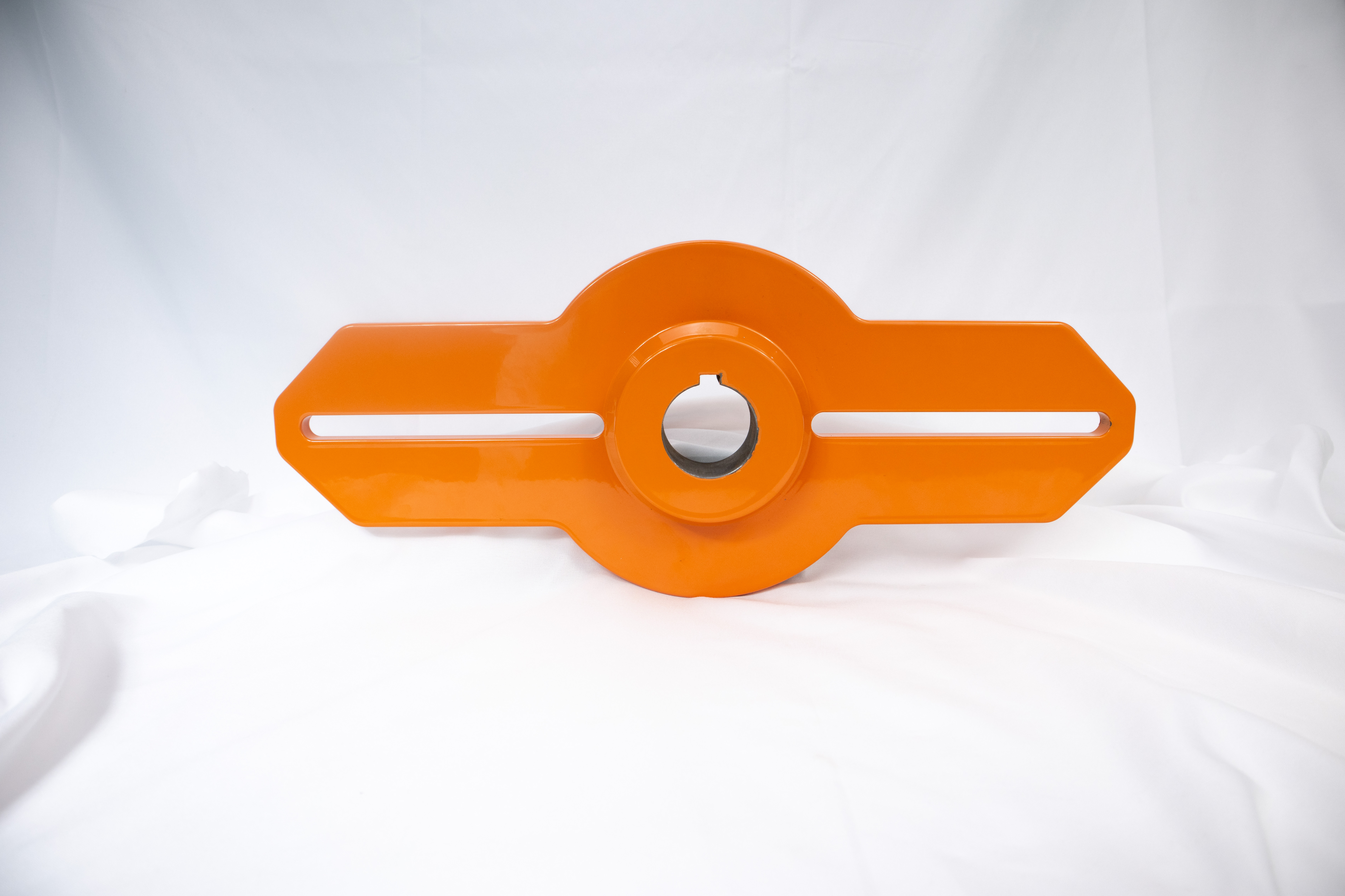 Orange baked coating